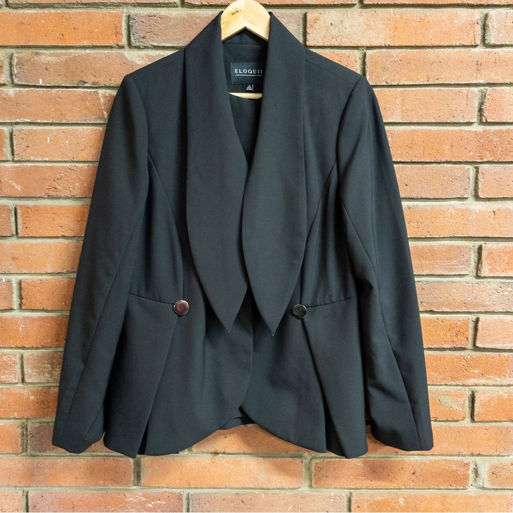 Eloquii Black Blazer